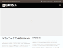 Tablet Screenshot of heumannenviro.com